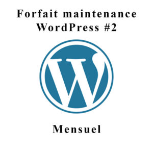 Forfait maintenance WordPress 2 Mensuel